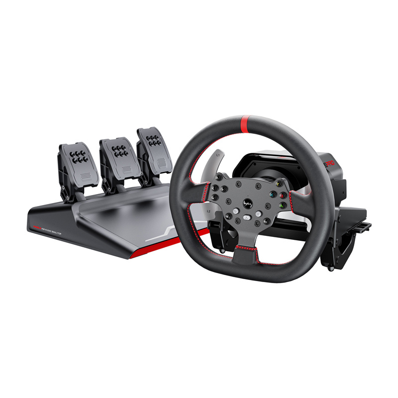 PXN herní sada PXN-V10 Pro - základna + volant + pedály (PC/PS4/Xbox One/Series X|S)