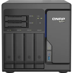 QNAP TS-h686-D1602-8G (Xeon 3,2 GHz, ZFS, 8 GB ECC RAM, 4x3,5" 2x 2,5", 2xPCIe, 4x2,5GbE, 2x M.2 NVMe)