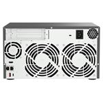 QNAP TVS-h874-i5-32G (6 jadier 4,4 GHz, ZFS, 32 GB RAM, 8x SATA, 2x M.2 NVMe, 2x PCIe, 2x 2,5 GbE, HDMI)