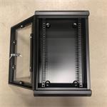 RACK DATACOM 10" 12U/140 mm (sklo) čierny