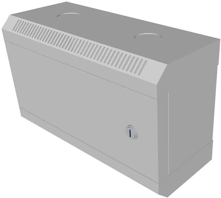 RACK DATACOM 10" nástenný rack 4U/140 mm (plech) sivý