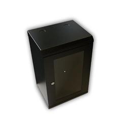 RACK DATACOM 10" nástěnný rozvaděč 9U/280 mm (sklo) černý