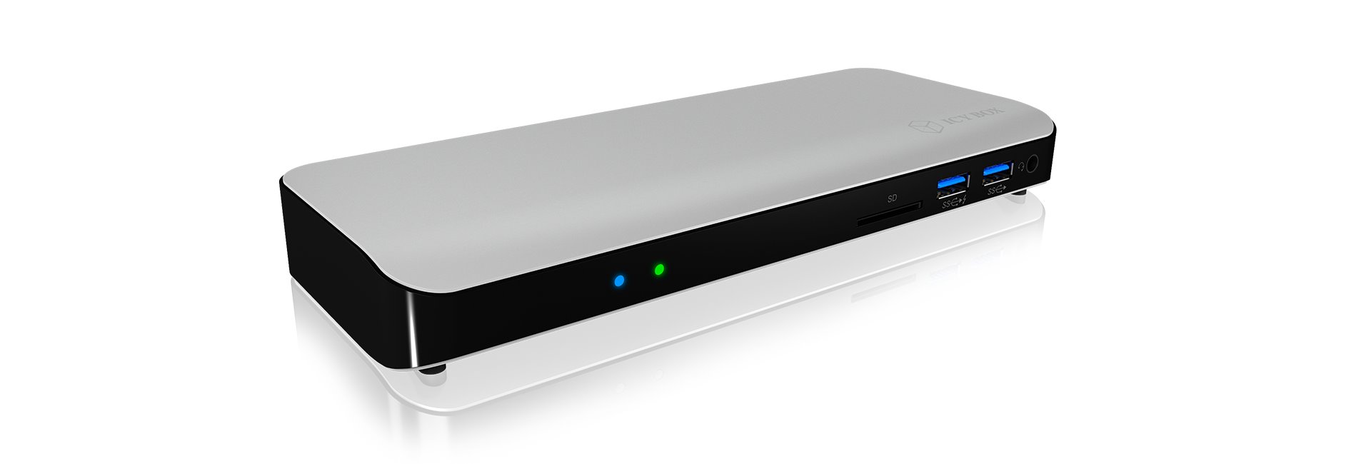RaidSonic ICY BOX IB-DK2501-TB3 Dokovacia stanica Thunderbolt 3 USB-C