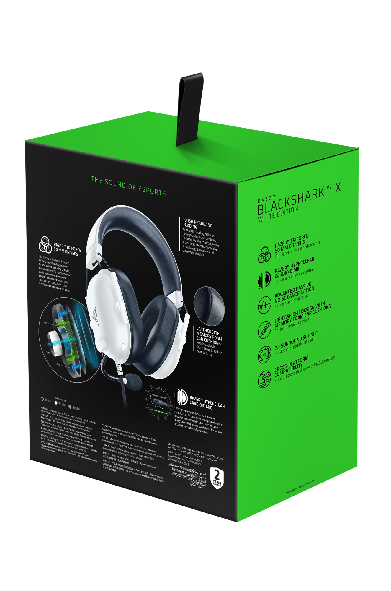 Razer BlackShark V2 X White