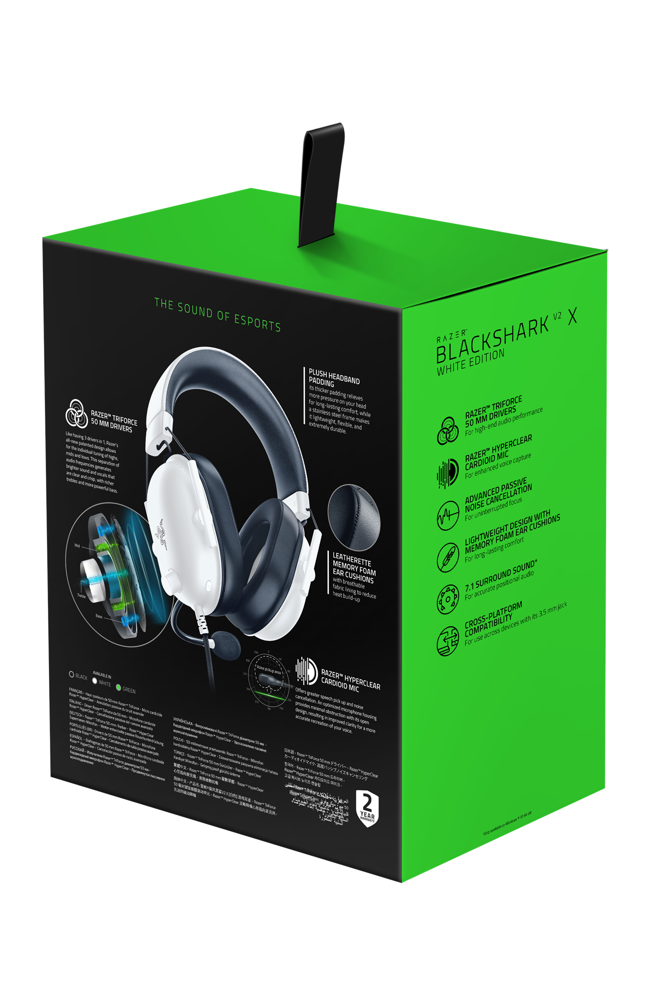 Razer BlackShark V2 X White