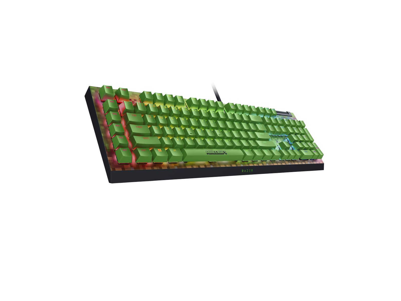 Razer BlackWidow V4 X (Green Switch) - Minecraft Ed. - US Layout