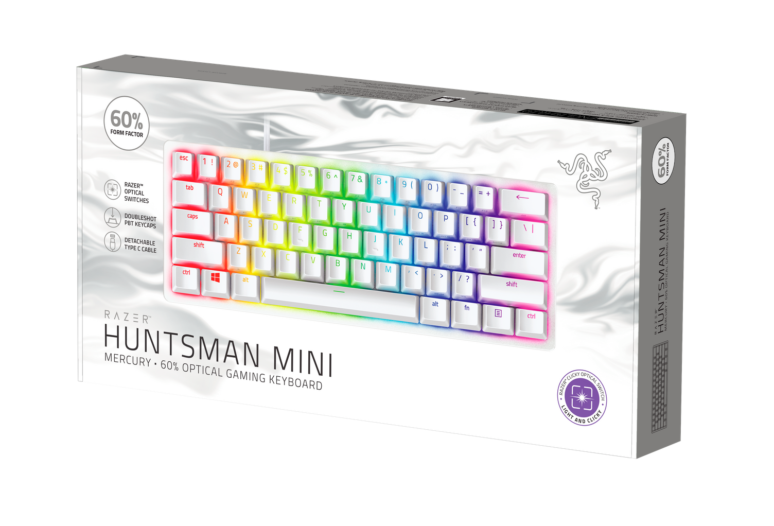 Razer Huntsman Mini Mercury Ed. (Linear Red Switches), US