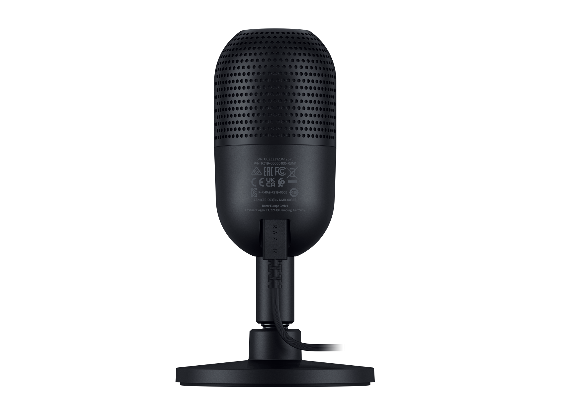 Razer SEIRÉN V3 MINI Black Ultra-Compact USB Microphone with Tap-to-Mute