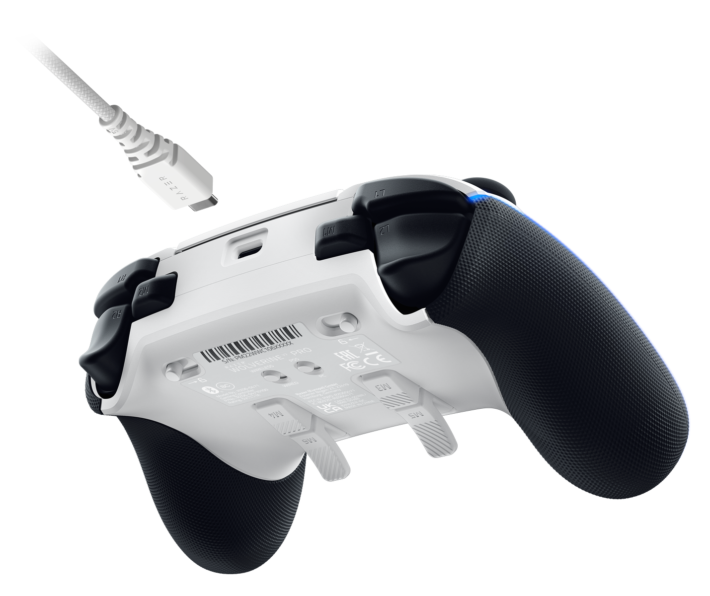 Razer Wolverine V2 Pro (Playstation Licensed) White