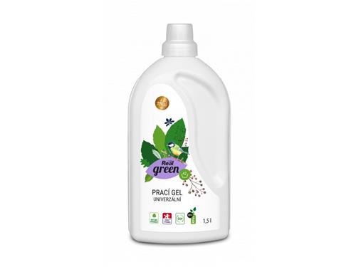 Real green clean prací gel 1,5 l