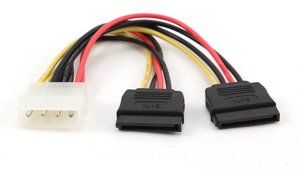 Redukcia napájania Gembird molex - 2x SATA, 15 cm