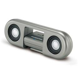 REPRO Genius SP-I205U přenosné repro k NB a MP3 stříbrné
