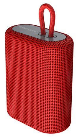 Reproduktor CANYON BSP-4, BT V5.0, BLUETRUM AB5365A, 5W, 1200mAh, USB-C, microSD, červený