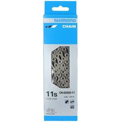 Reťaz SHIMANO MTB/Sil/E-bike CN-E8000 - 11 rýchlostí - 126 článkov + rýchlospojka