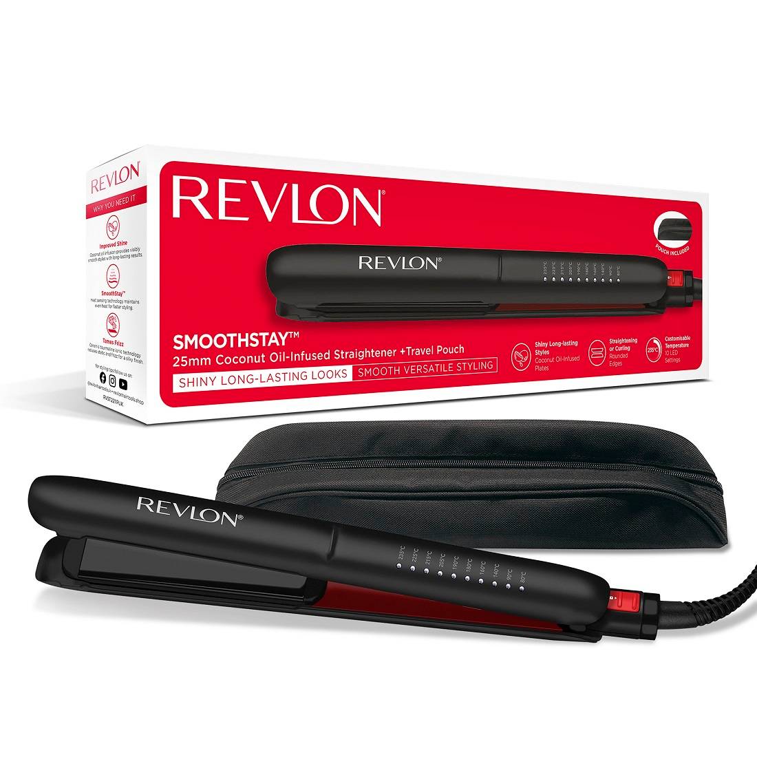 Revlon RVST2211PE Smoothstay Coconut Oil