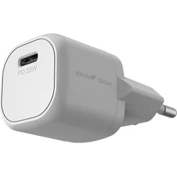 RhinoTech MINI 20W rýchlonabíjačka Type-C PD biela