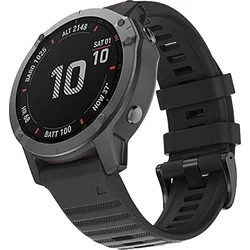 RhinoTech remienok pre Garmin QuickFit silikónový outdoorový 22mm čierny