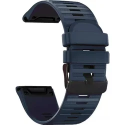RhinoTech řemínek pro Garmin QuickFit sportovní silikonový 22mm tmavě modrý