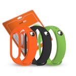 Rhinotech řemínek pro Xiaomi Mi Band 7, (3-pack), černá / oranžová / zelená