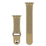 RhinoTech športový remienok pre Apple Watch 42/ 42 44mm Béžovo-čierna RTACC190