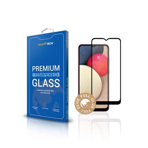 RhinoTech Tvrdené ochranné 2.5D sklo pre Samsung Galaxy A02s (Full Glue) RT204