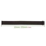 RhinoTech univerzální nylonový řemínek Quick Release 22mm šedý