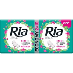 Ria Ultra Normal Plus Waterlily Duopack dámské vložky