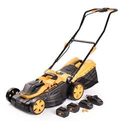Riwall PRO Akumulátorová rotačná kosačka bez pohonu RALM 3820 SET