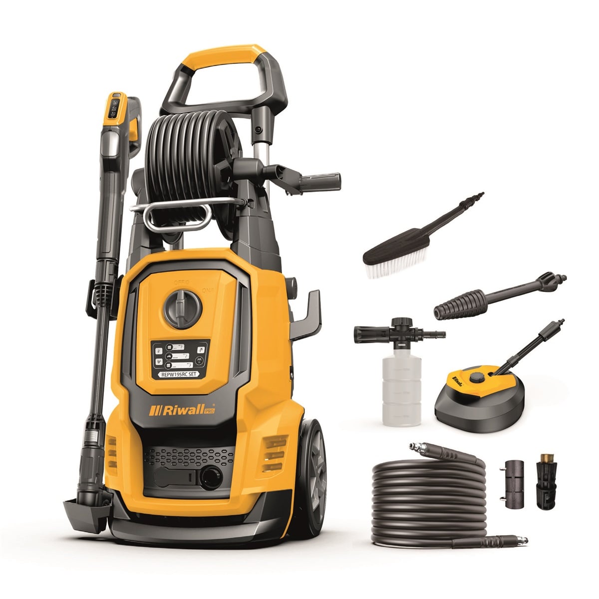 Riwall PRO Vysokotlaký čistič REPW 180 RC SET