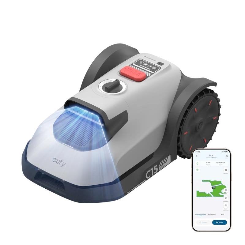 Robotická sekačka na trávu Anker eufy C15 šedá