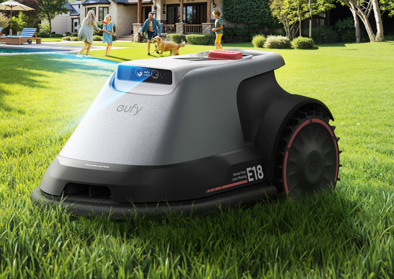 Robotická sekačka na trávu Anker eufy E18 šedá