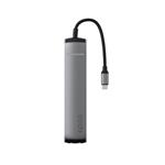 Rozbočovač Epico 6v1 Slim 8K s konektorom USB-C - vesmírne sivý
