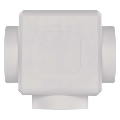 Rozbočovací zásuvka 3× kulatá, 2× USB