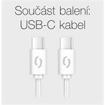 Rychlá nabíječka ALIGATOR, PD 40W, 2xUSB-C, USB-C/USB-C kabel, bílá