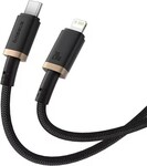 Rýchlonabíjací kábel Baseus Dura USB-C/Lightning 1 m, 20 W, čierno-zlatý