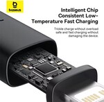 Rýchlonabíjací kábel Baseus Dura USB-C/Lightning 1 m, 20 W, čierno-zlatý