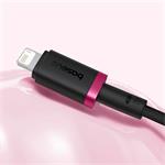 Rýchlonabíjací kábel Baseus Dura USB/Lightning 2 m 2,4 A červený/čierny