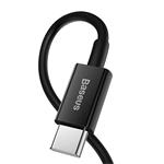 Rýchlonabíjací kábel Baseus Superior Series USB-C/Lightning 20W 2m čierny