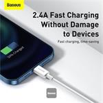 Rýchlonabíjací kábel Baseus Superior Series USB/Lightning 2,4A 1 m biely