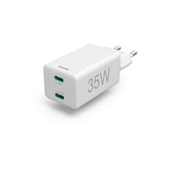 Rýchlonabíjačka Hama USB, 2x USB-C PD/QC, 35 W