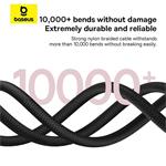 Rychlonabíjecí kabel Baseus Dura USB/Lightning 1m 2.4A červeno černý