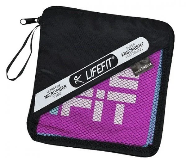 Rýchloschnúci uterák z mikrovlákna LifeFit 35x70 cm, fialový