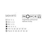 Sada bitů 56 ks, S2