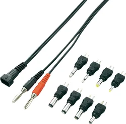 Sada kabelového adaptéru Voltcraft 04A-8XC2, 2x jack, 6x nízkonapěťová zásuvka