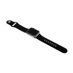 Sada pevných silikónových remienkov pre Apple Watch 42/44/45 mm, čierna