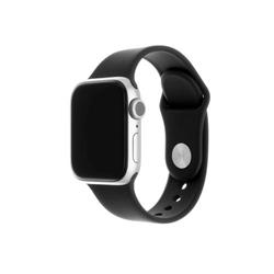 Sada pevných silikónových remienkov pre Apple Watch 42/44/45 mm, čierna