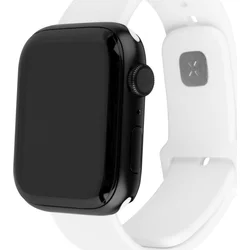 Sada silikónových remienkov FIXED Silicone Sporty Strap pre Apple Watch 42/44/45/46 mm, biela