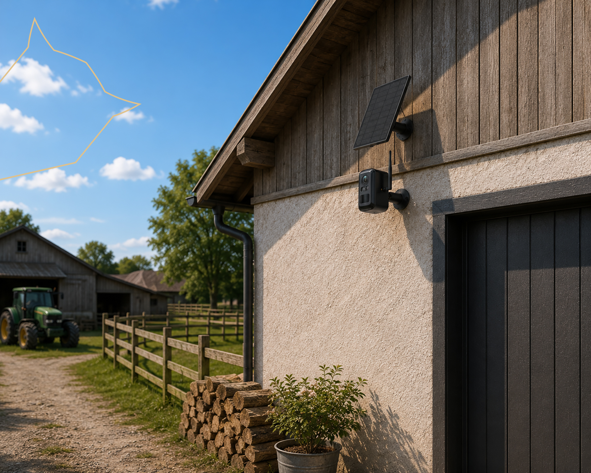 Sada solárnych kamier Viking HUB S02