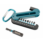 Sada torzných bitov MAKITA 1/4" IMPACT BLACK 10 ks v plastovom držiaku