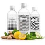 Sada výrobníkov perlivej vody SodaStream GAIA Black FRUIT Pack
